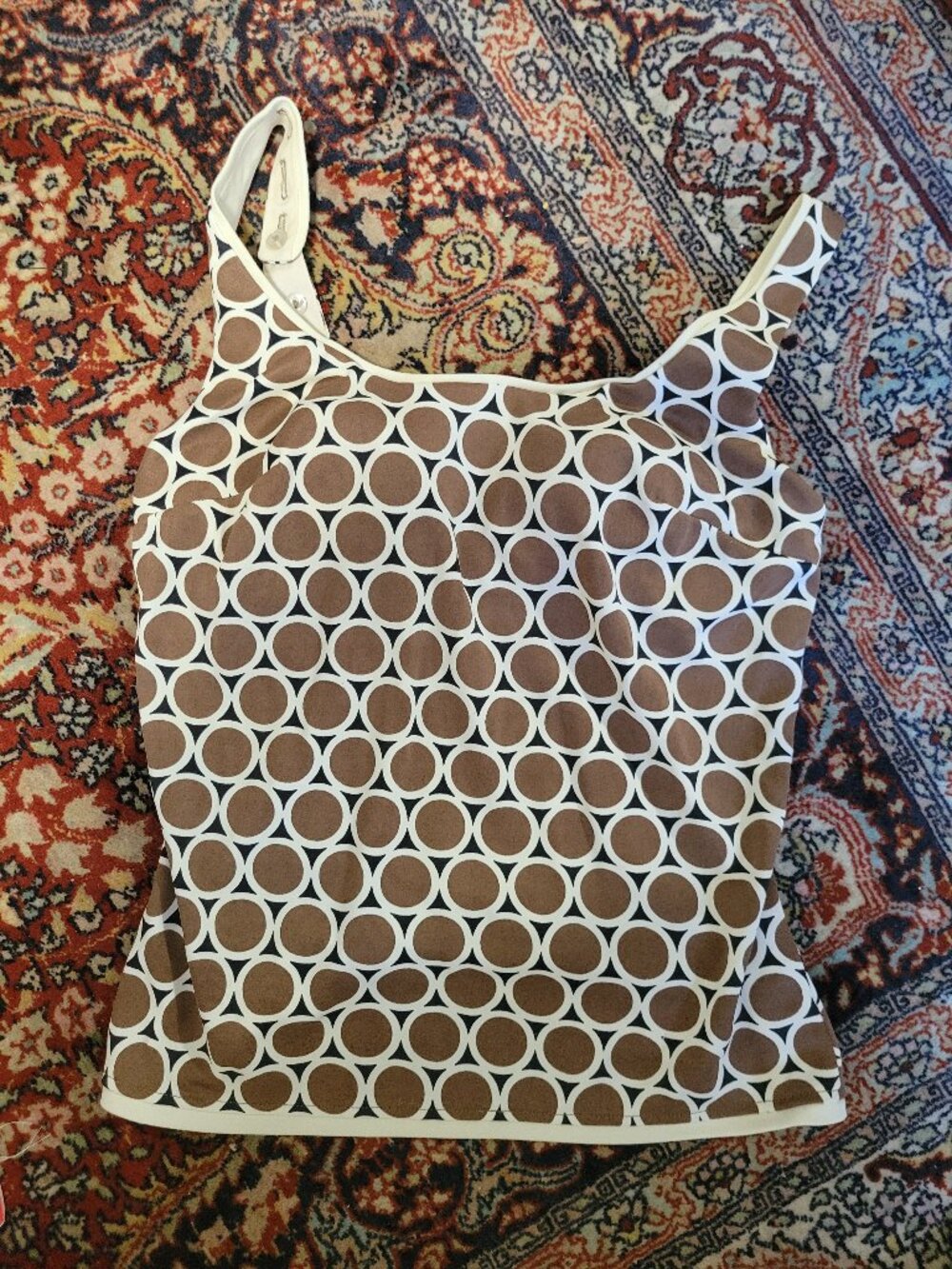 Authentic Vintage 50's Swimsuit Top with Inner Bra by Catherine Steward